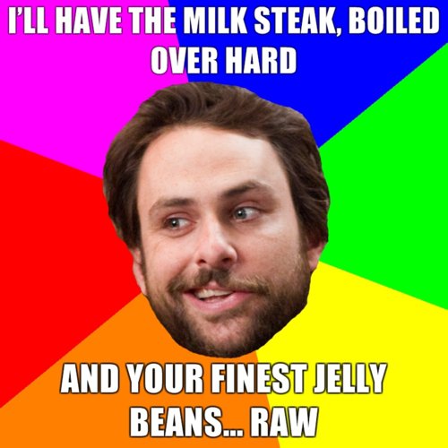 What is a milk steak as mentioned on its always sunny in 